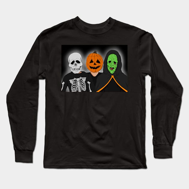 Silver Shamrock Kids Long Sleeve T-Shirt by Terrorskole